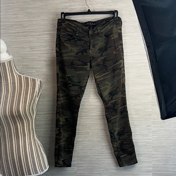 Lucky Brand Camouflage Jeans Charlie Super Skinny 10/30 - Picture 13 of 13